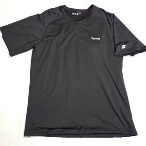 FORME SCIENCE ACE TEE SHIRT BLACK GOLF POSTURE CORRECTOR MENS XXL 2XL EUC